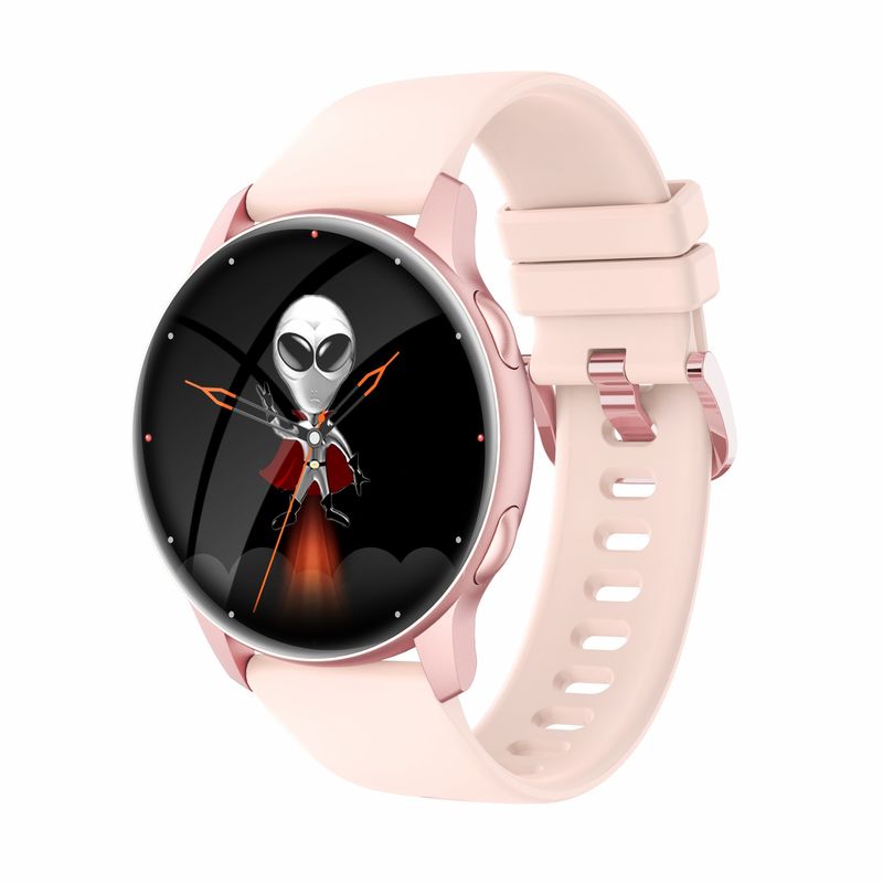 BIS Health Tracker Phone Watch Circle Shape Multiscene Zinc Alloy