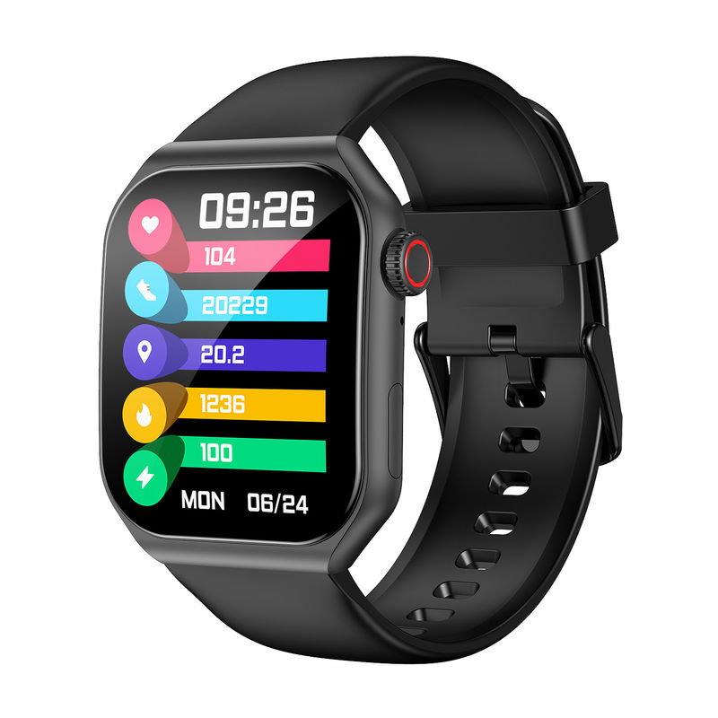 Linwear AMOLED BT Calling Smartwatch Rotating Knob Aluminum Button