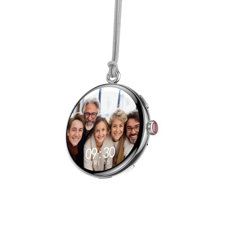 2 In 1 Smart Watch Pocket Watch Car Interior Pendant Pocket Stopwatch