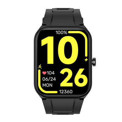 Quadratische Smartwatch mit 22-cm-Armband und 240-mAh-Akku / Schlafüberwachung / Schnellnachricht
