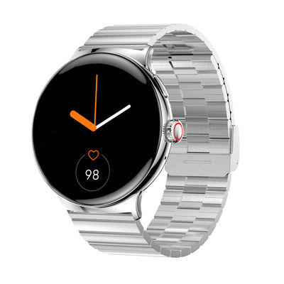 Japanisch-Schweizer IP68 Classic Style Smartwatch Edelstahl Uhr mit 100+ Sportarten